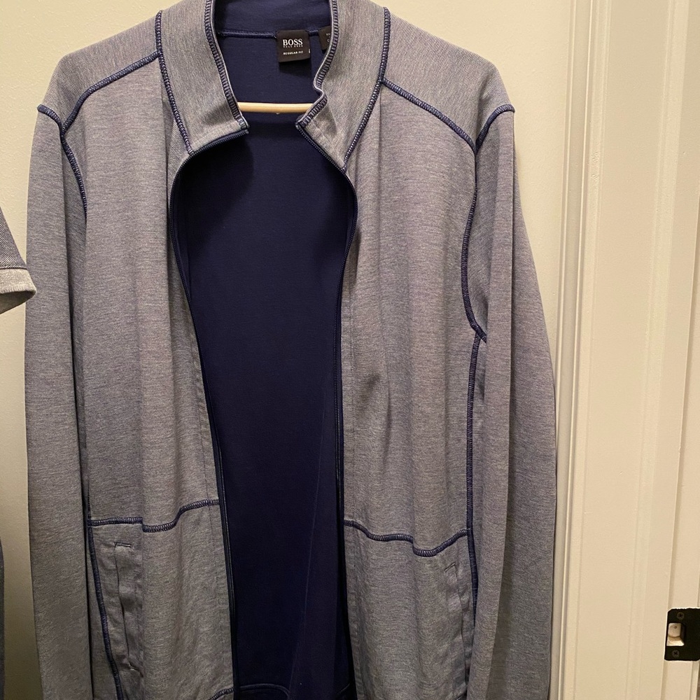 Men’s Hugo BOSS zip up-SIZE L